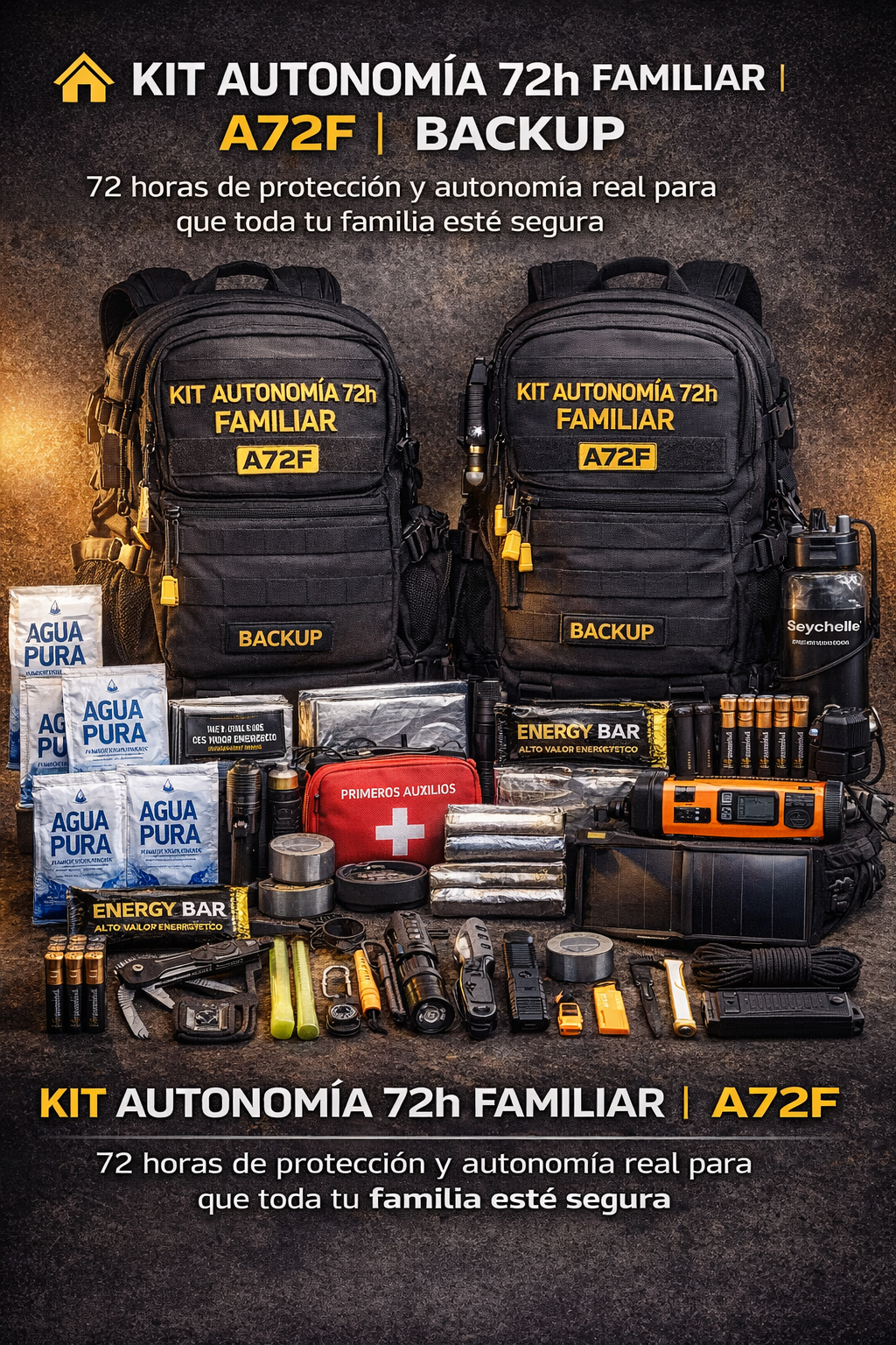 Kit Autonomía 72h Familiar — A72F