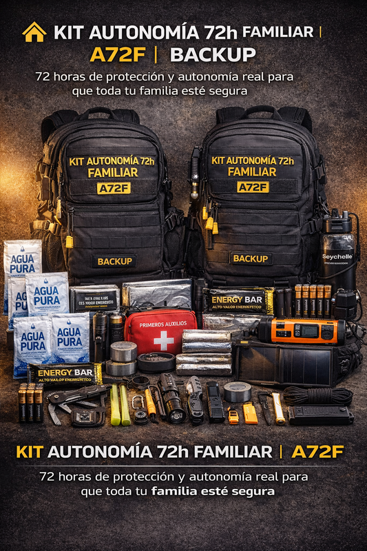 Kit Autonomía 72h Familiar — A72F